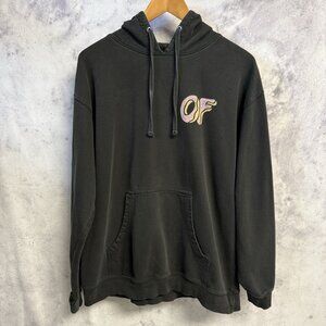 Odd Future Tyler the Creator OFWGKTA Donut Hoodie Sweatshirt Size L 23x25.5